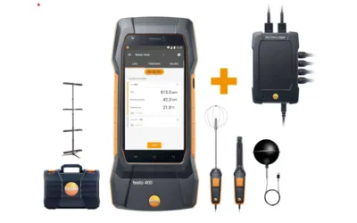 Testo 400 - IAQ sada so záznamníkom Dlhodobé meranie IAQ až 2 týždne